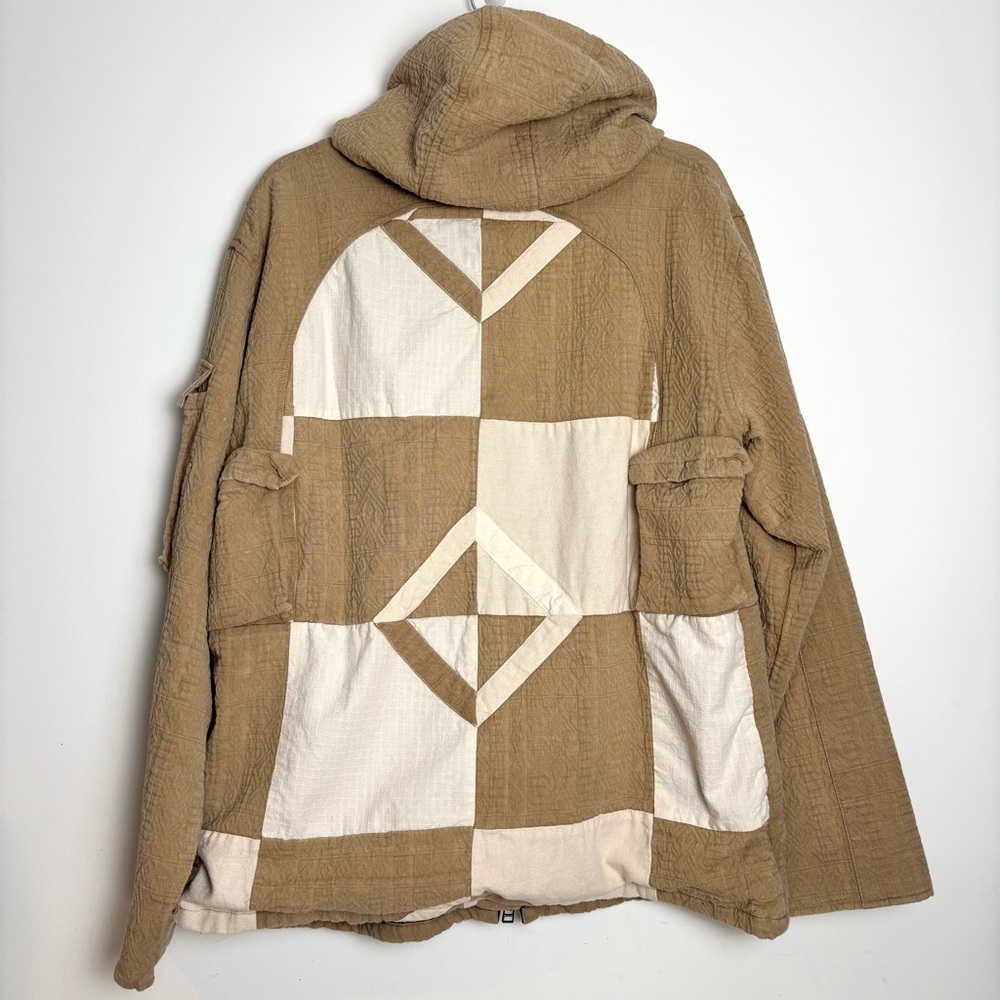 Eighteen East Prospect Parka with Hood and Khadi Patchwork Back Men’s M Medium